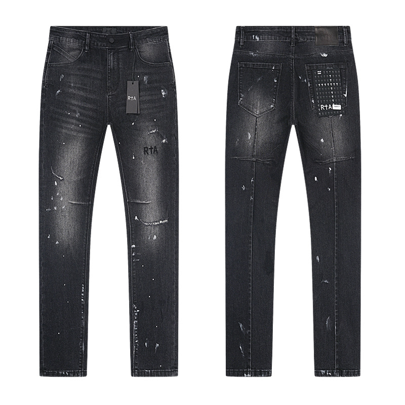 Streetwear Brand America - America Brand Men's Slim Fit Paint