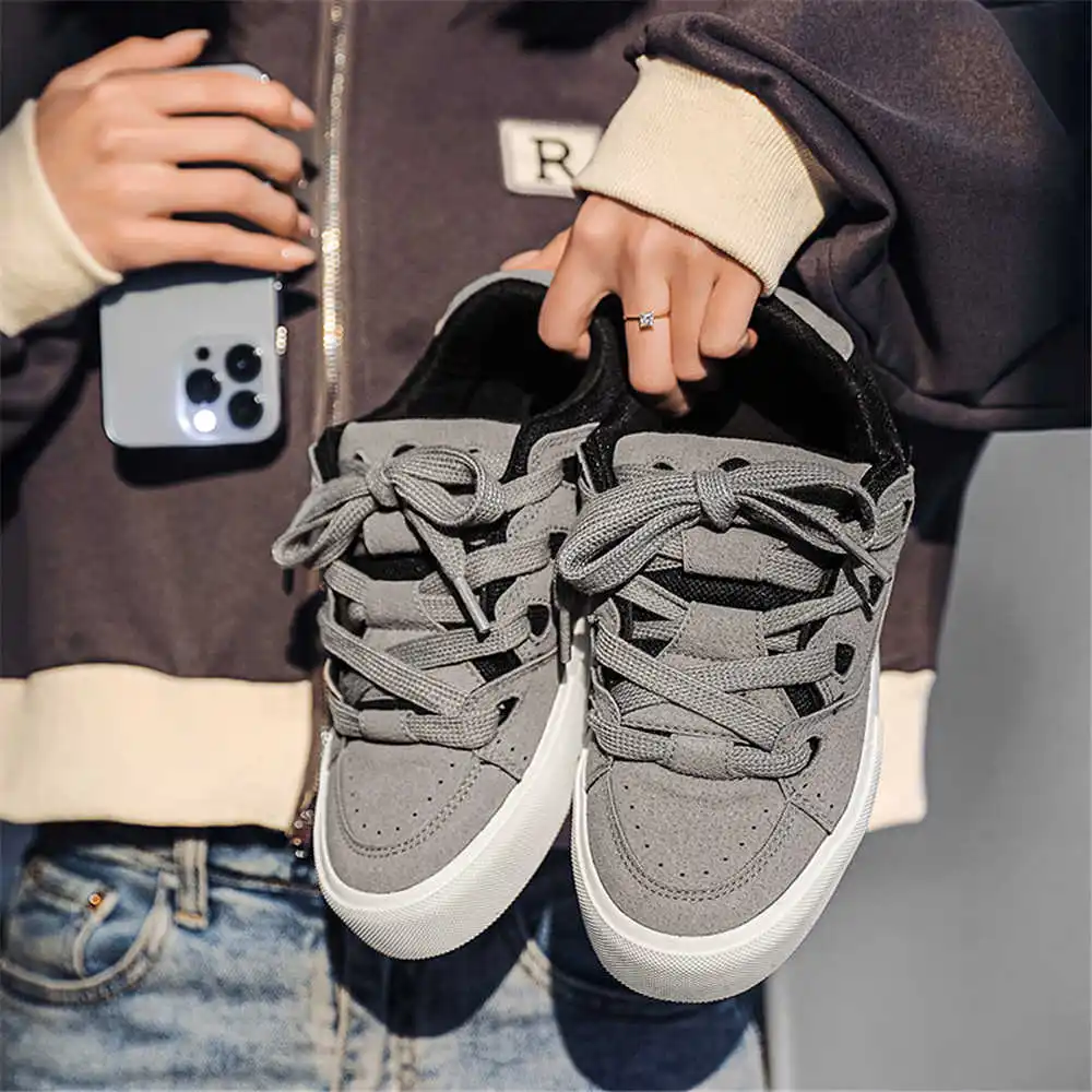 Streetwear Brand Ideas - With Lacing Hiphop Women's School Shoes