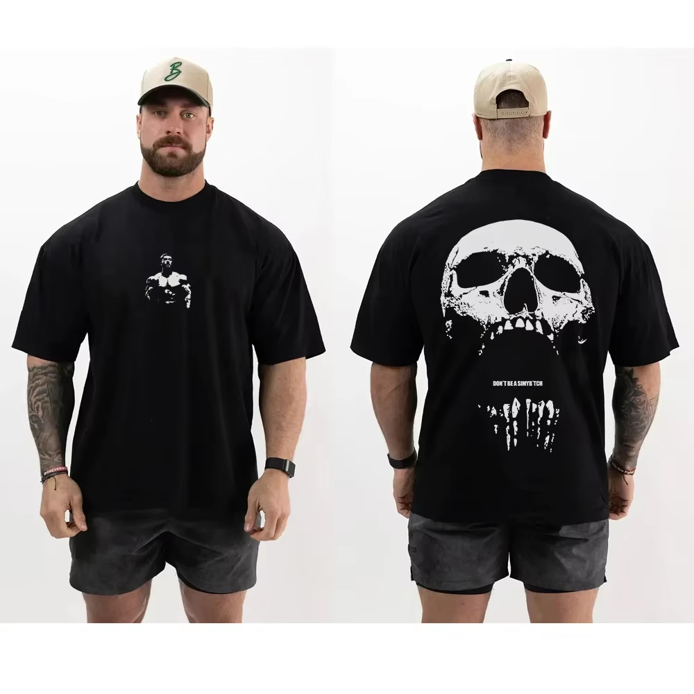 Streetwear Gym Brand - Skull Bodybuilding Champion GYM Fitness Sports