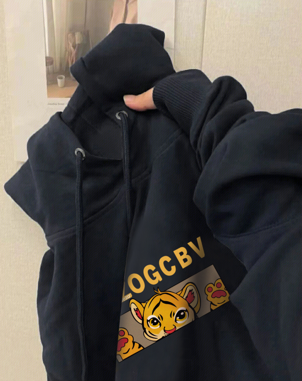 Thickened Fleece Hoodie Jacket - Streetwear Brand Tags avaliação e preço