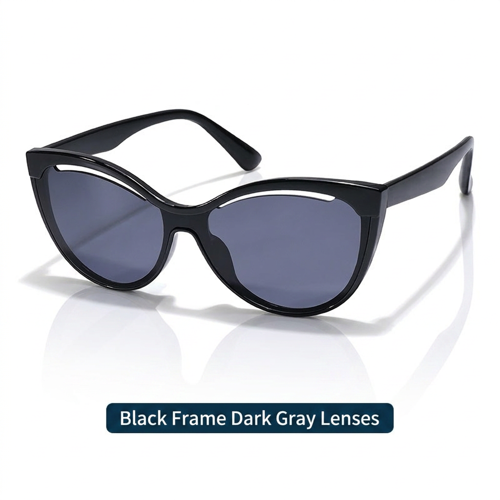 Vintage Hollowed Cat Eye Sungl - Streetwear Brand With Eye avaliação e preço