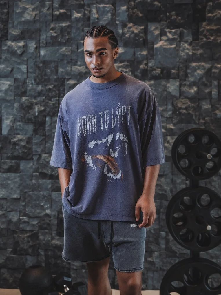 LYFT GYM T-Shirt Men Women Sho - Streetwear Gym Brand avaliação e preço