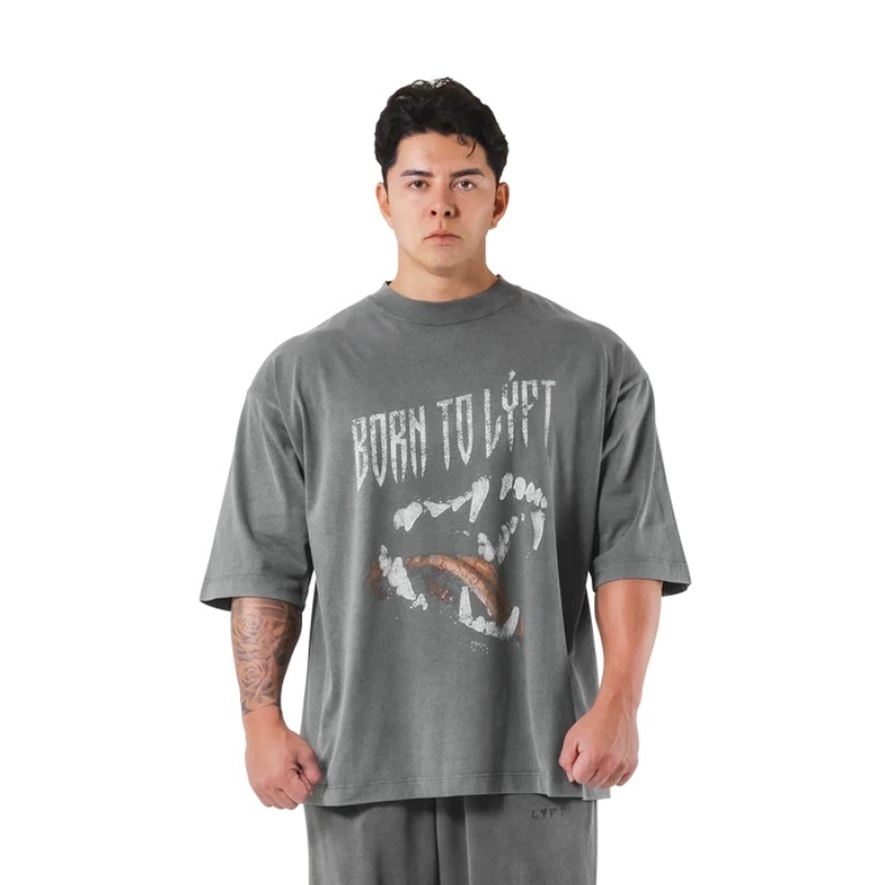 LYFT GYM T-Shirt Men Women Sho - Streetwear Gym Brand avaliação e preço