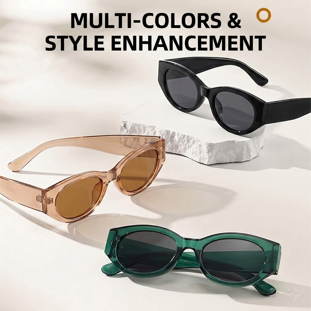 Cat Eye Polarized Sunglasses W - Streetwear Brand With Eye avaliação e preço