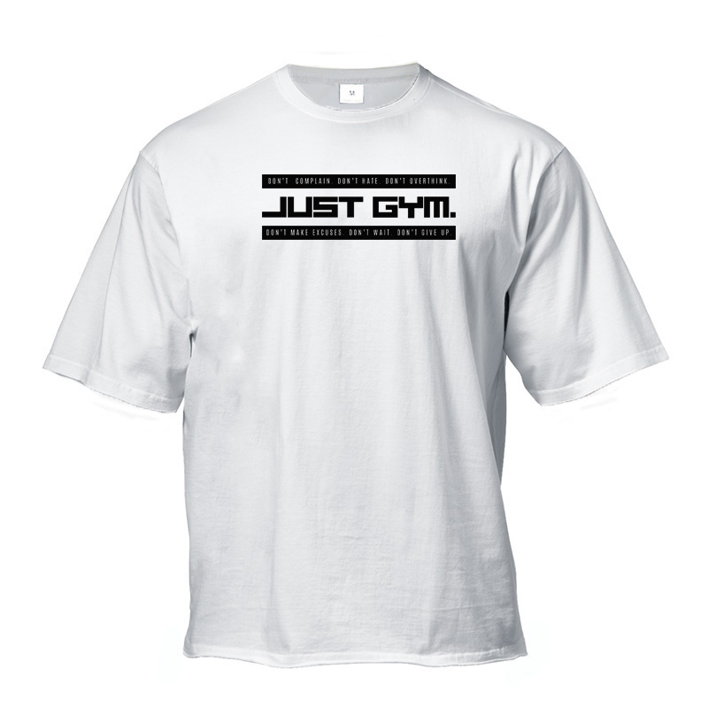 Oversized Fit Short Sleeve T S - Streetwear Gym Brand avaliação e preço
