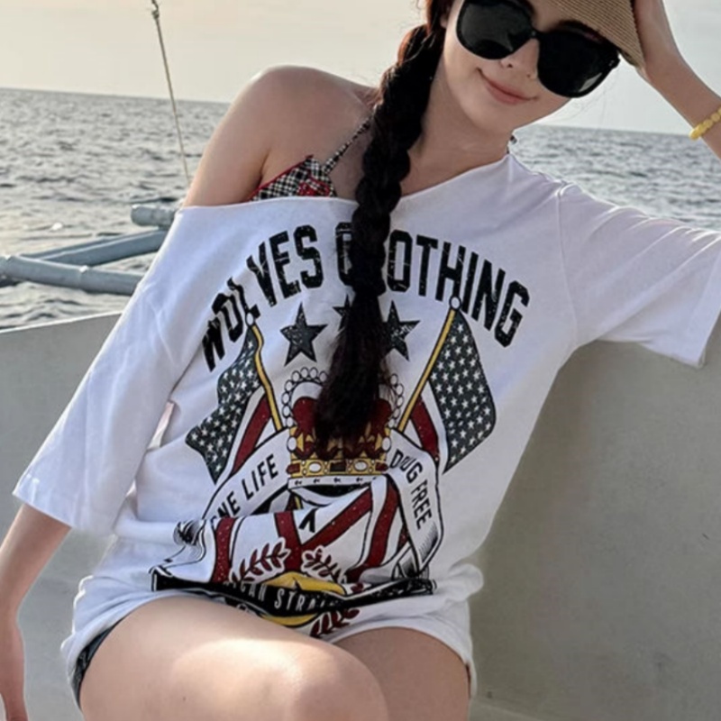 Korean Y2K Brand Retro Letter  - Streetwear Brand America avaliação e preço