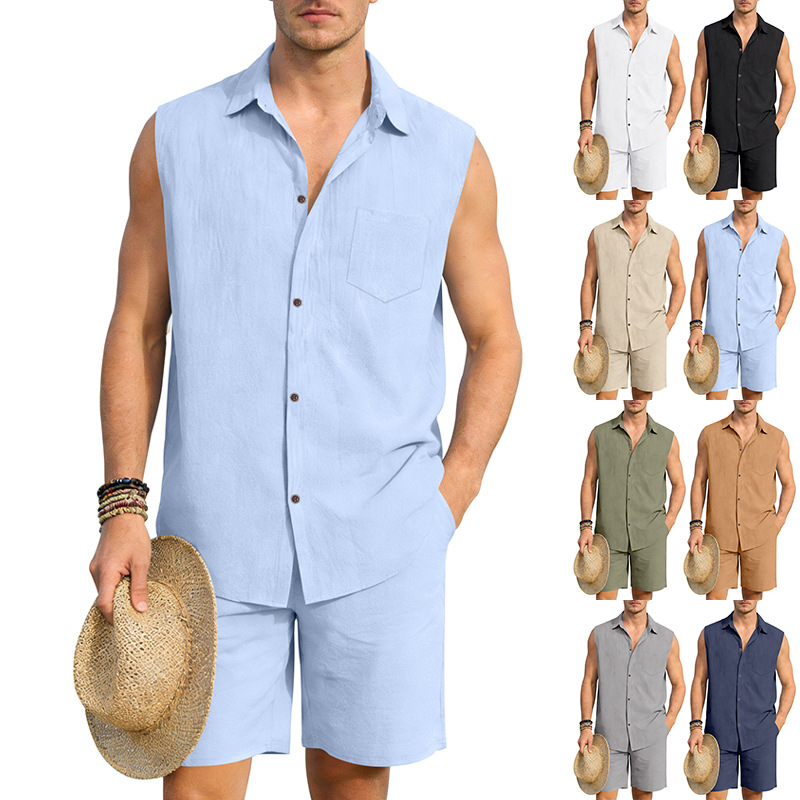 2026 Summer Mens Linen Hawaiia - Streetwear Brand Tags avaliação e preço