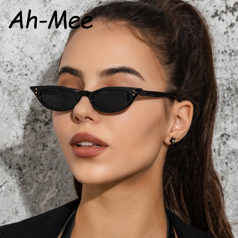 Small Cat Eye Sunglasses Women - Streetwear Brand With Eye avaliação e preço