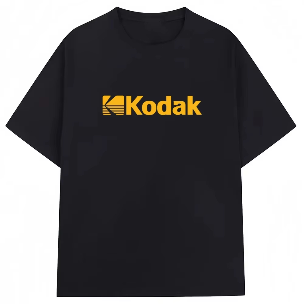 Kodak Korean Classic Logo T-sh - Korean Streetwear Brand Logos avaliação e preço