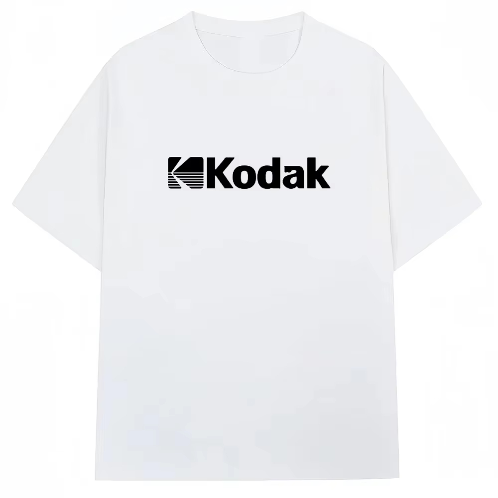 Kodak Korean Classic Logo T-sh - Korean Streetwear Brand Logos avaliação e preço