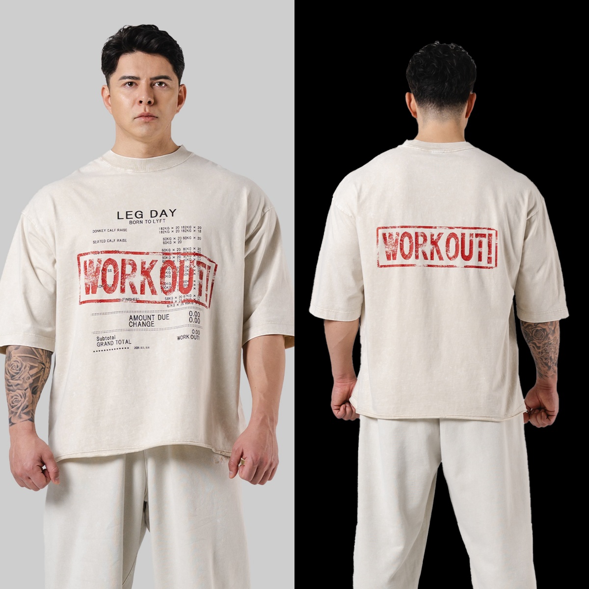 Leg Day Vintage LY Classic Fit - Streetwear Gym Brand avaliação e preço