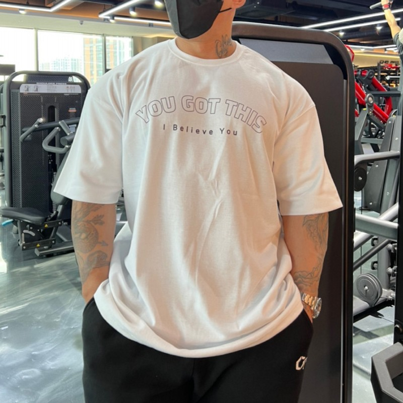 Loose Style Korea Brand 2023 T - Streetwear Gym Brand avaliação e preço