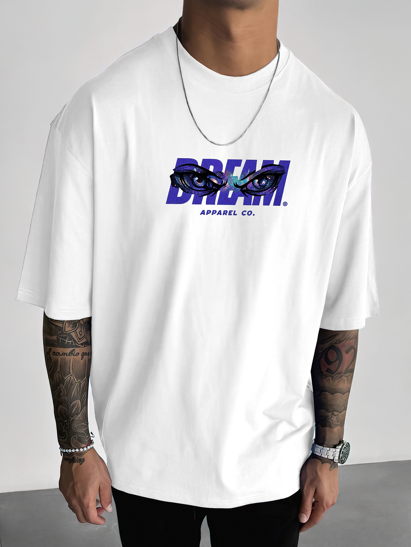 Men's Oversized Streetwear Tee - Streetwear Brand With Eye avaliação e preço