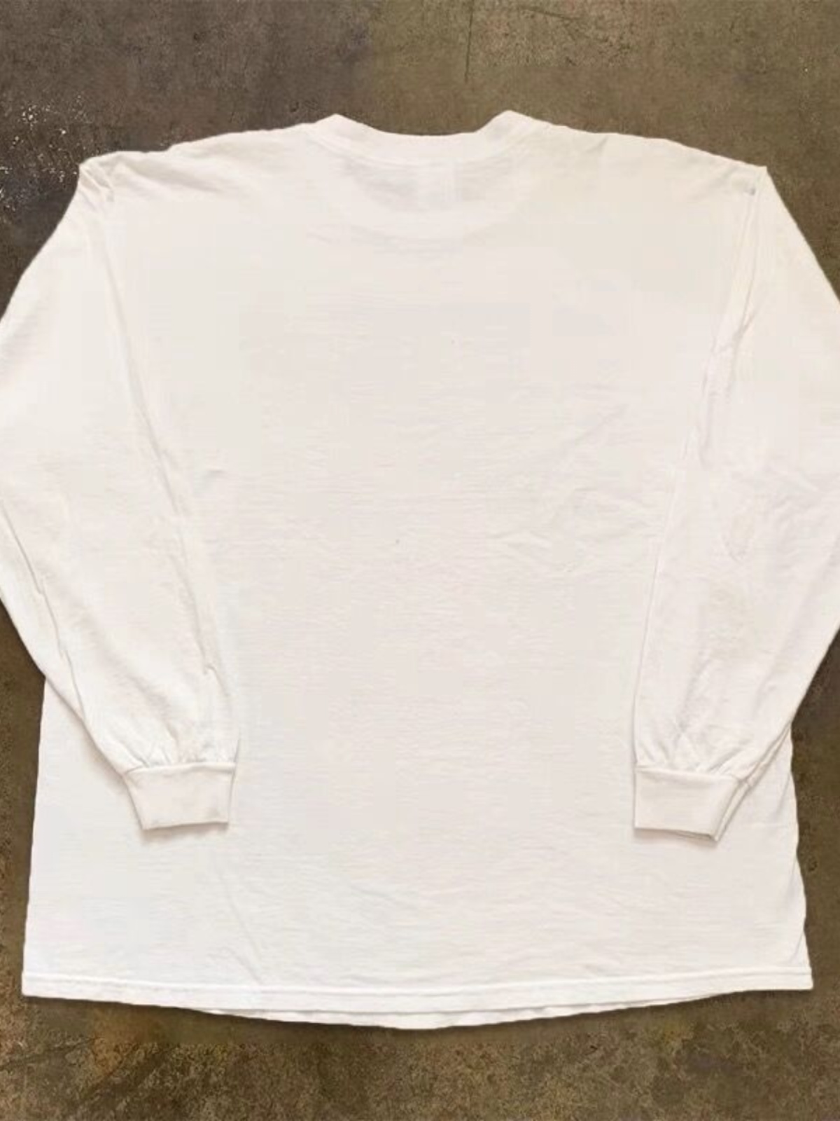 Loose Fit Cotton Long Sve T-ir - Streetwear Brand Tags avaliação e preço
